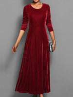 Long Velvet Dress for Women