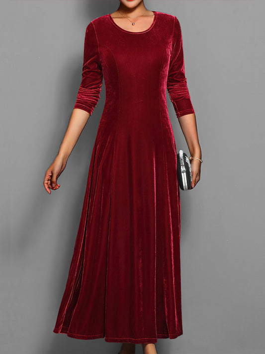 Long Velvet Dress for Women