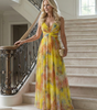 Sleeveless Printed Maxi Dress for Women