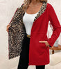 Reversible Coat with Leopard Print for Women