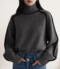 Soft Alpaca Turtleneck Sweater for Women