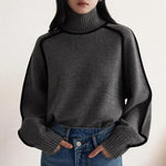 Soft Alpaca Turtleneck Sweater for Women