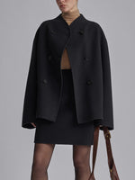 Double-Breasted Peacoat for Women