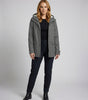 Oversized Parka with Hood and Faux Fur for Women