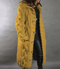 Long Hooded Vest in Chunky Knit for Women