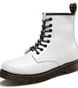 Women's Leather Lace-Up Martin Boots