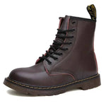 Women's Leather Lace-Up Martin Boots