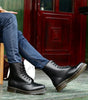 Women's Leather Lace-Up Martin Boots