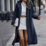 Long Alpaca Wool Coat for Women