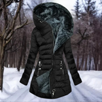 Long Winter Coat with Hood for Women
