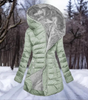 Long Winter Coat with Hood for Women