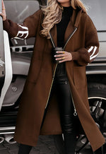 Long Coat with Hood for Women