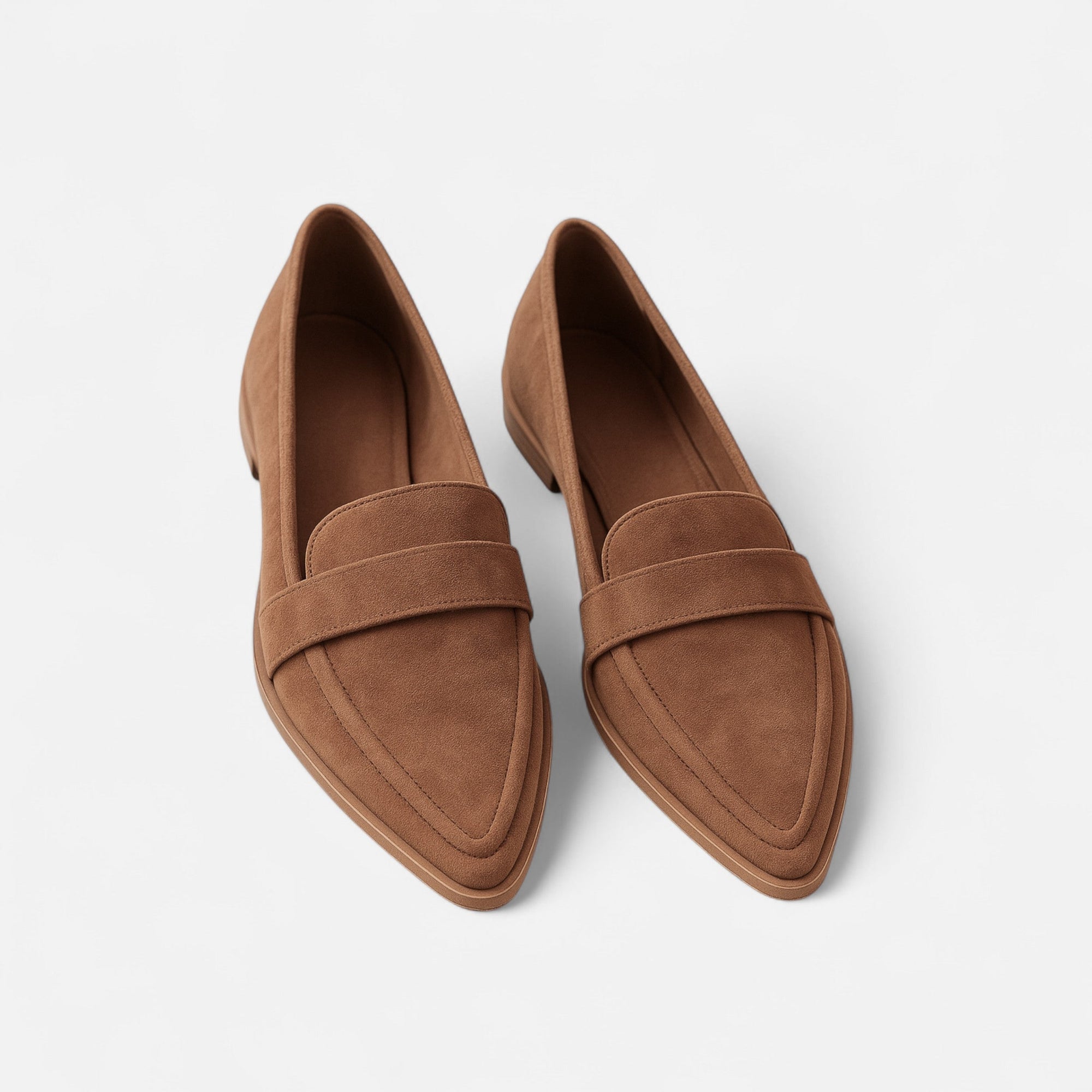 Retro Pointed Loafers for Women