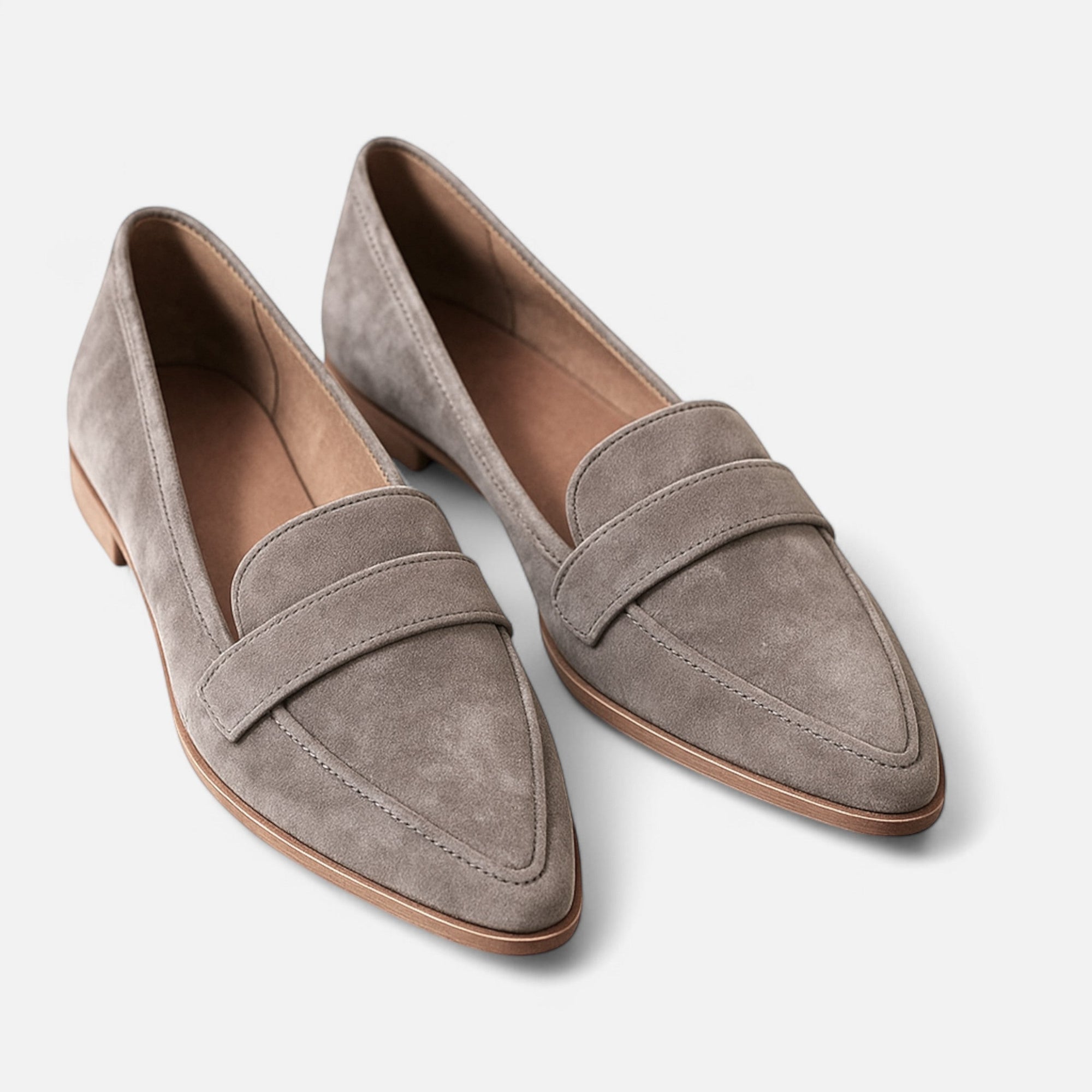 Retro Pointed Loafers for Women