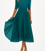 Flared Midi Lace Dress for Women | Perfect for Everyday Wear