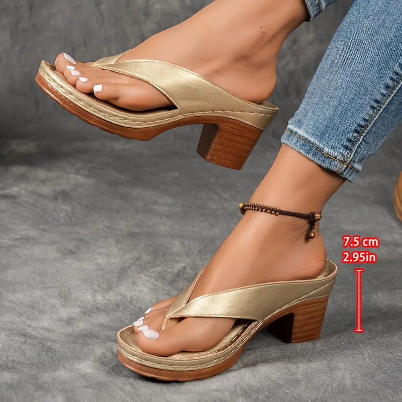 Medium Heel Sandals for Women