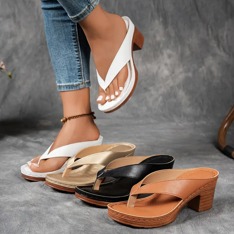 Medium Heel Sandals for Women