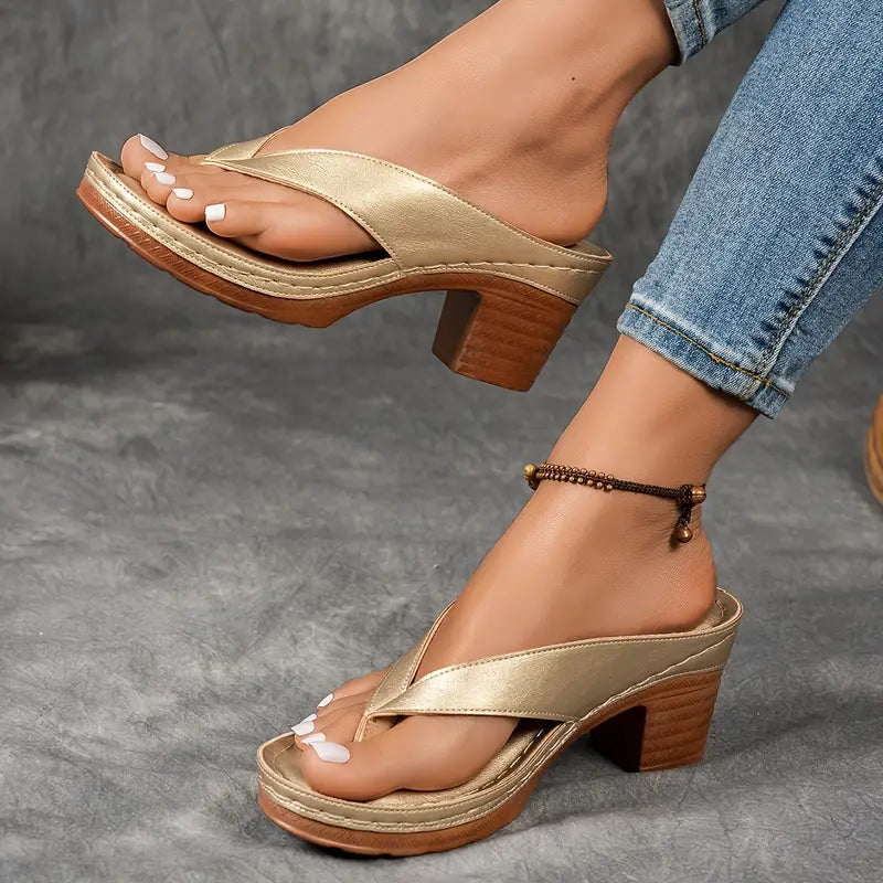 Medium Heel Sandals for Women