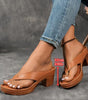 Medium Heel Sandals for Women