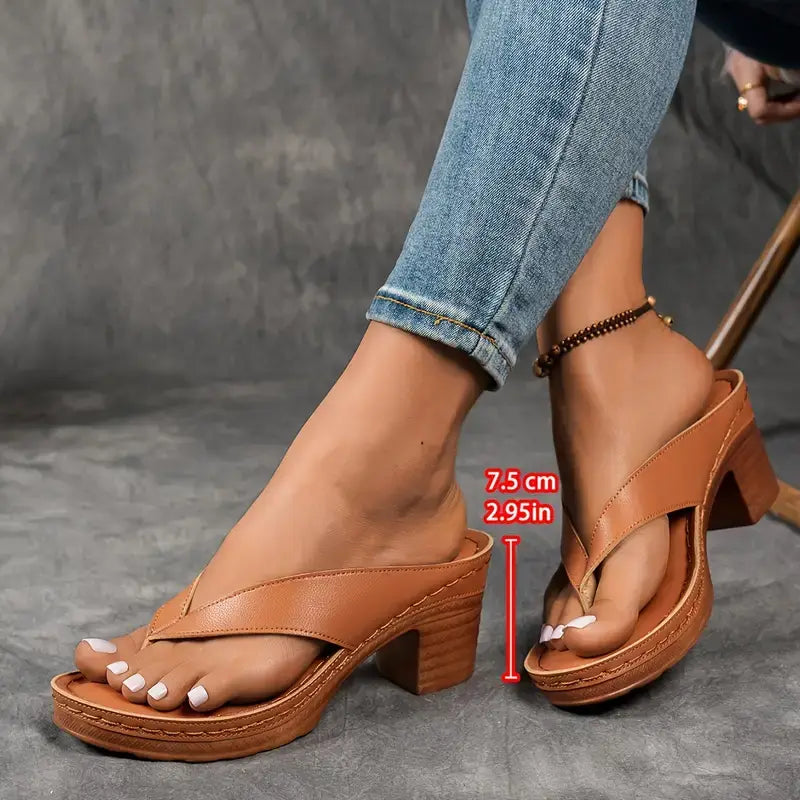 Medium Heel Sandals for Women