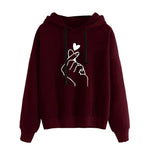 Fleece Lined Hooded Sweatshirt for Women