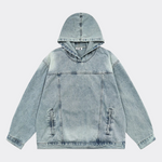 Women's Hooded Denim Shirt