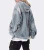 Women's Hooded Denim Shirt