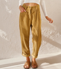 High Waist Corduroy Carrot Cut Pants for Women