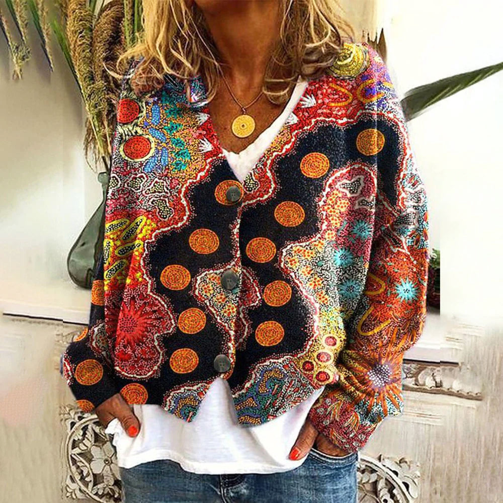 Colorful Bohemian Cardigan for Women