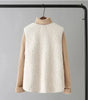 Sherpa Fleece Sleeveless Vest with Sheepskin Effect for Women