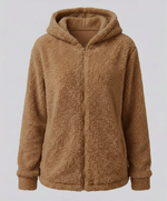 Women's Teddy Fleece Hoodie Jacket
