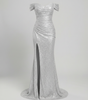 Sequin Evening Dress with Slit for Women | Perfect for Going Out