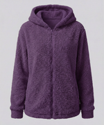 Women's Teddy Fleece Hoodie Jacket