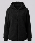 Women's Teddy Fleece Hoodie Jacket