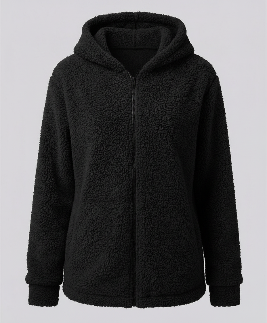 Women's Teddy Fleece Hoodie Jacket