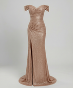 Sequin Evening Dress with Slit for Women | Perfect for Going Out
