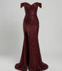 Sequin Evening Dress with Slit for Women | Perfect for Going Out