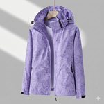 Women's Waterproof Windbreaker Jacket with Hood