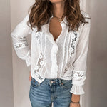Long Sleeve Button-Up Blouse for Women | Ideal for Daily Use