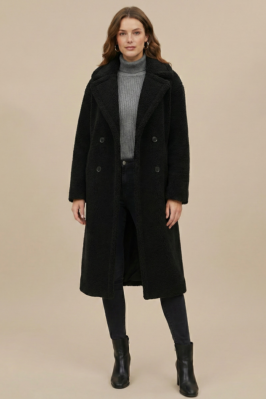 Long Teddy Coat for Women