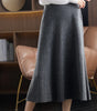 Pleated Skirt in Pure Wool for Women