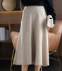Pleated Skirt in Pure Wool for Women