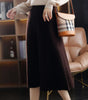 Pleated Skirt in Pure Wool for Women