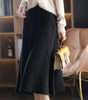 Pleated Skirt in Pure Wool for Women