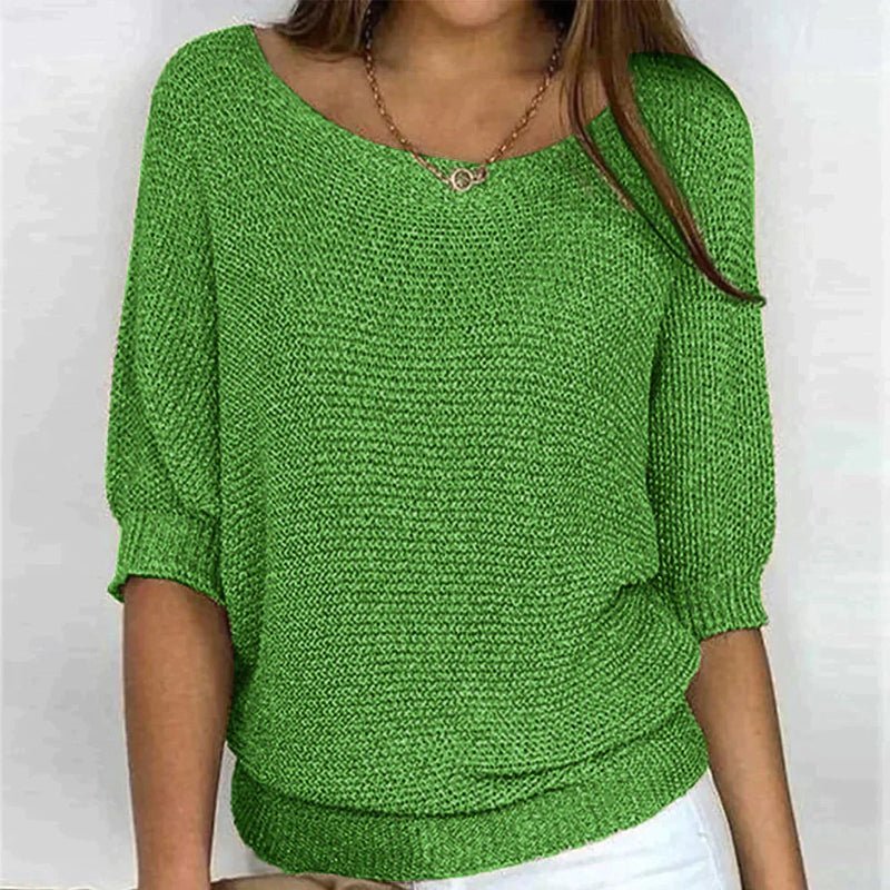Large knitted sweater for Women