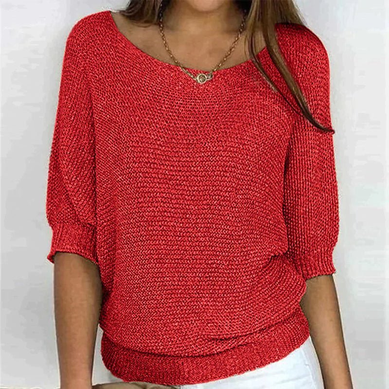 Large knitted sweater for Women
