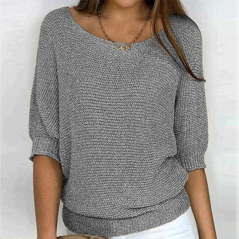 Large knitted sweater for Women