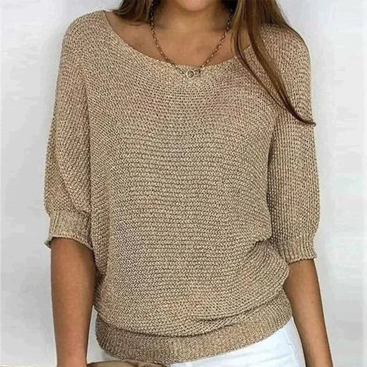 Large knitted sweater for Women