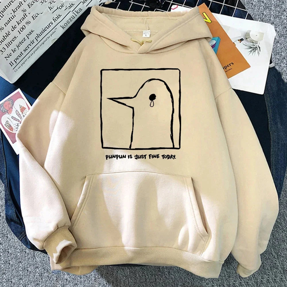 Oversized Hoodie Goodnight Punpun for Women