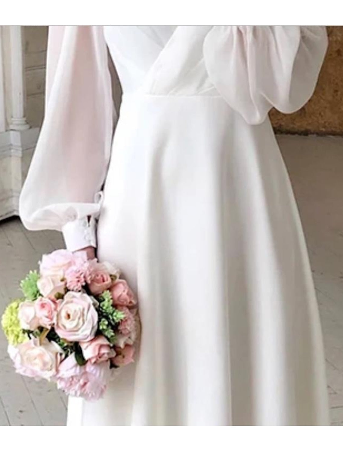 Flared Long-Sleeve Dress for Women | Perfect for Outings